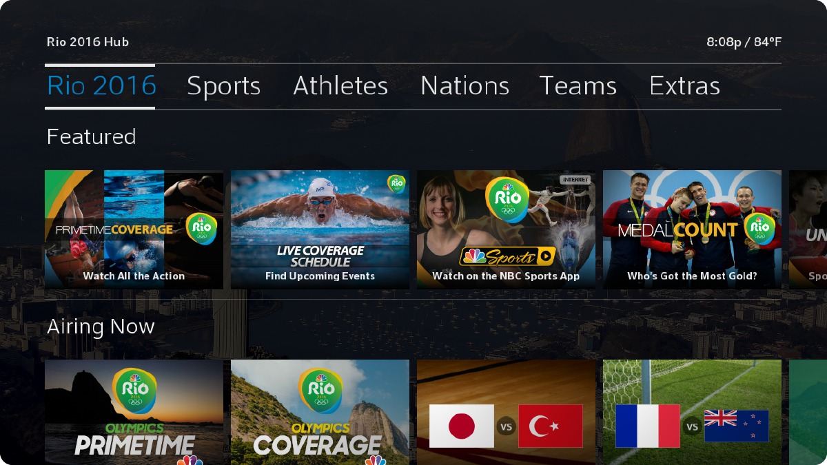 NBC Olympics UI placeholder image
